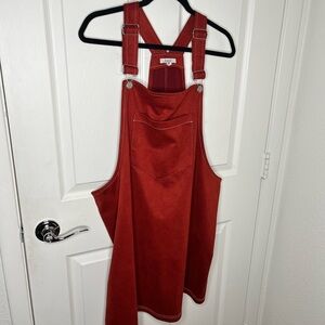 Rust Red Overalls